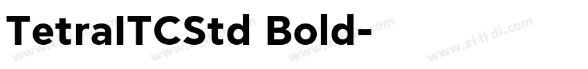 TetraITCStd Bold字体转换